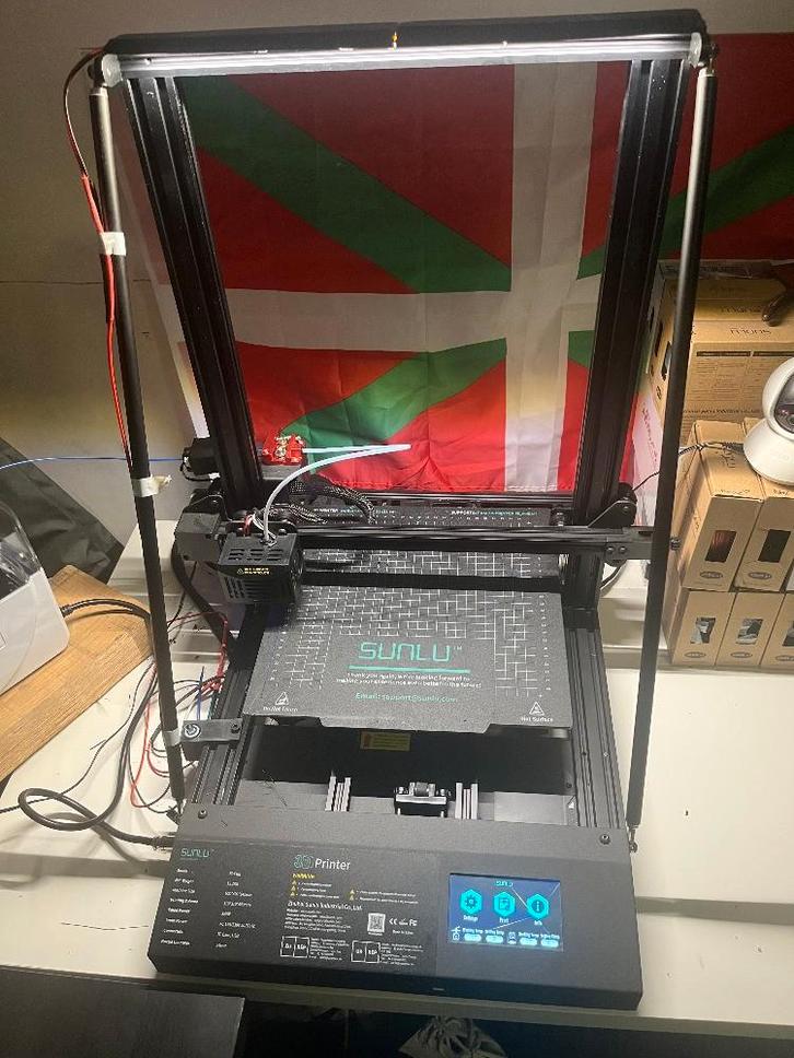 Imprimante 3D Sunlu S9 plus 310x310x400, Computers en Software, 3D Printers, Gebruikt, Ophalen