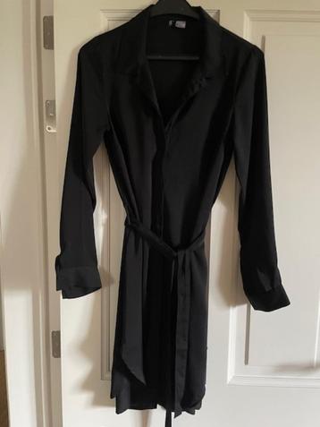 Robe-chemise noire claire de la marque Divided (H&M), Enlèvement ou Envoi, Au-dessus du genou, Comme neuf, Noir