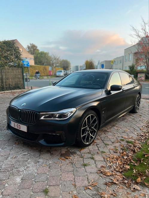 Bmw 740e 2017, Auto's, BMW, Particulier, 7 Reeks, Head-up Display, Hybride Elektrisch/Benzine, Euro 6, Automaat, Zwart, Zwart