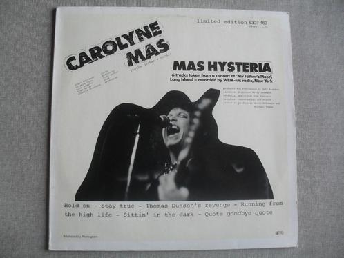 Carolyne Mas – Mas hysteria (LP), Cd's en Dvd's, Vinyl | Rock, Gebruikt, Ophalen of Verzenden