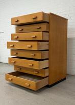 Vintage Schoolkast Papierkast Ladekast, Verzenden