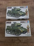 Lot 2 x Tamiya M8 Howitzer Motor Carriage 1/35, Hobby en Vrije tijd, Gebruikt, Tank, 1:32 tot 1:50, Ophalen of Verzenden