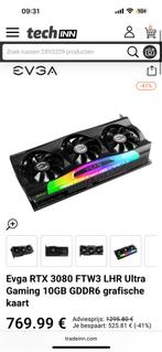 Rtx 3080 EVGA FTW3 ULTRA goede staat…gddr6, Computers en Software, Videokaarten, Ophalen, Zo goed als nieuw, GDDR6