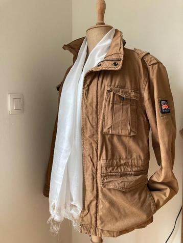 Superdry - sportieve jas /bruin - unisex model - voor €55  beschikbaar voor biedingen