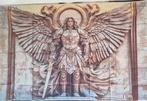 Mooie grote vlag - 140cm x 100cm - Aardsengel Michael, Verzamelen, Ophalen of Verzenden, Nieuw, Christendom | Katholiek