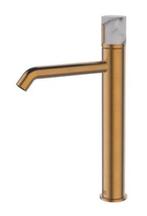 Wastafelkraan Hoog Geborsteld koper -nieuw, Enlèvement, Neuf, Cuivre, Lavabo