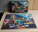 puzzel cats in the attic falcon de luxe 500 stuks, Ophalen of Verzenden, 500 t/m 1500 stukjes, Zo goed als nieuw, Legpuzzel