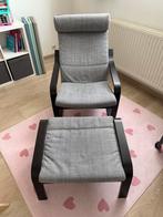 Grijs/zwarte fauteuil, Huis en Inrichting, Fauteuils, Ophalen