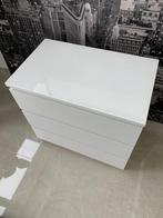 Commode blanche Ikea Malm (3 pièces), 3 ou 4 tiroirs, 25 à 50 cm, Autres essences de bois, 50 à 100 cm