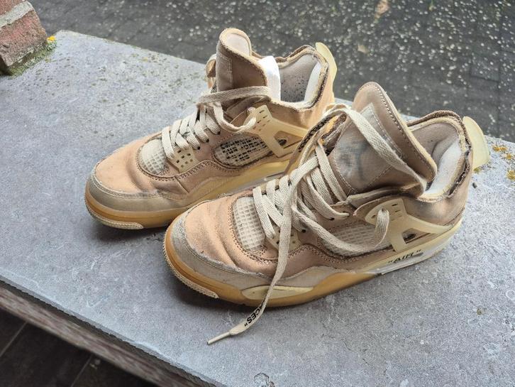 Nike Air Jordan 4 Retro Off-White/Sail taille 42, Vêtements | Femmes, Chaussures, Comme neuf, Sneakers et Baskets, Beige, Enlèvement