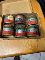 Oude originele email verf fietsen motoren, Verzamelen, Ophalen of Verzenden, Nieuw, Verpakking