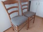 Set van 2 klassieke houten stoelen in zeer goede staat, Enlèvement, Comme neuf, Deux