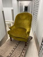 vintage zetel - fauteuil - 1zit groen, Enlèvement