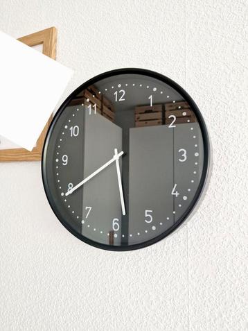 Ikea - Bondis - Horloge murale - Noire - ø 38 cm