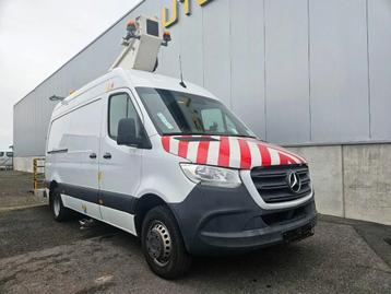 Mercedes-Benz Sprinter 516 Sprinter 516CDI*GSR 170TJV*Achter, Auto's, Bestelwagens en Lichte vracht, Gebruikt, Euro 6, Wit, Bedrijf
