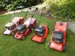 4 grasmaaiers wolf garten in lot voor opmaak - wisselstukken, Tuin en Terras, Ophalen, Opvangbak, Benzine-grasmaaier, Wolf Garten