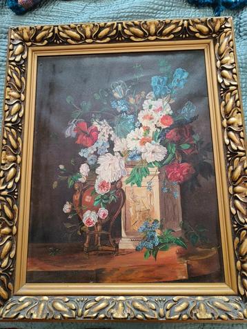 Charmant stilleven met bloemen beschikbaar voor biedingen