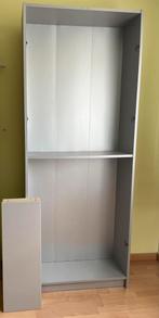 Biblio Billy 80x28x202 gris metallique, 25 à 50 cm, Avec tablette(s), Enlèvement, Utilisé