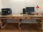 Bureau van palletten, Huis en Inrichting, Bureaus, Ophalen, Gebruikt, Bureau