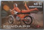 Reclamebord van Zundapp KS50 Watercooled in reliëf-30 x 20cm, Nieuw, Reclamebord, Verzenden