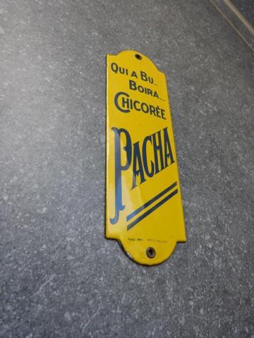 Plaque émaillée de propreté chicorée PACHA beschikbaar voor biedingen
