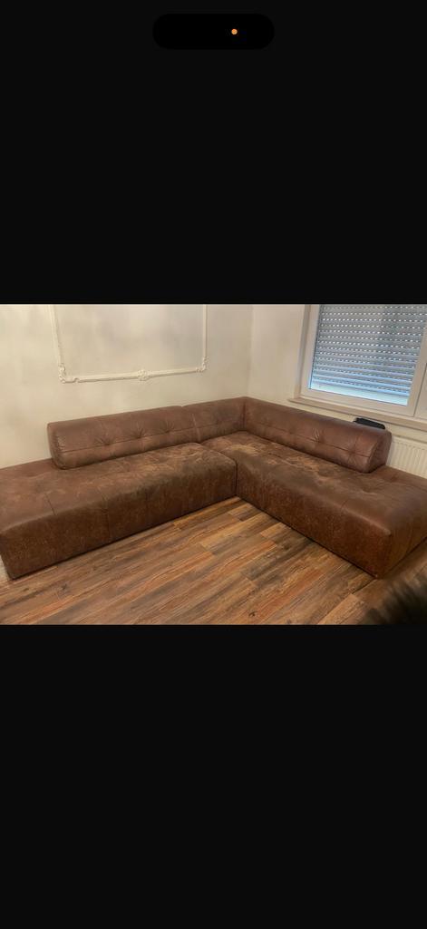 Zetel, Huis en Inrichting, Zetels | Complete zithoeken, Gebruikt, Kunststof, Leer, Ophalen