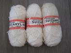 Breiwol 3 suisses Suizanyl crème 3 x 50 gram, Hobby en Vrije tijd, Breien en Haken, Ophalen of Verzenden, Zo goed als nieuw, Breien