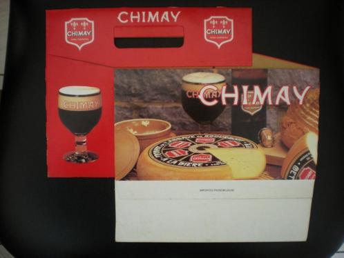Chimay - kartonnen valiesje voor zes flessen, Verzamelen, Biermerken, Nieuw, Overige typen, Ophalen of Verzenden