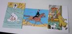 3 cartes postales vierges Tintin et Milou, Verzamelen, Postkaarten | Themakaarten, Ophalen of Verzenden, 1980 tot heden, Ongelopen