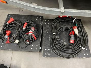 Krachtstroom 380v kabels 32a en 16a