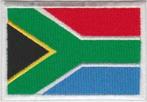Zuid-Afrika vlag stoffen opstrijk patch embleem, Diversen, Vlaggen en Wimpels, Nieuw, Verzenden