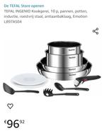 TEFAL INGENIO 10 st pannen potten Emotion L897AS04 NIEUW, Maison & Meubles, Cuisine | Casseroles & Poêles, Neuf, Enlèvement ou Envoi