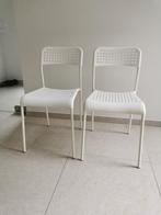 Set 2 stoelen Adde Ikea, Synthétique, Enlèvement, Utilisé, Blanc