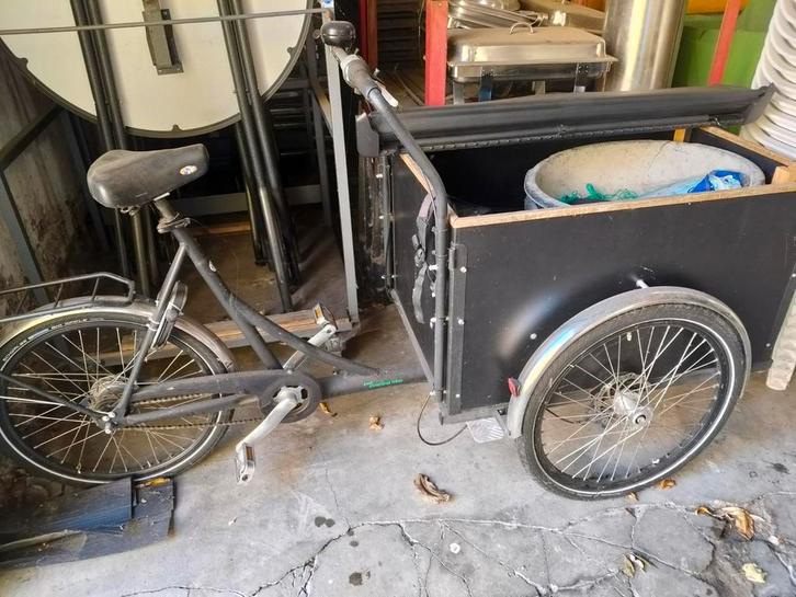 Christiania bakfiets met hondenluik, dak, kussen, mat,  .., Fietsen en Brommers, Fietsen | Bakfietsen, Ophalen