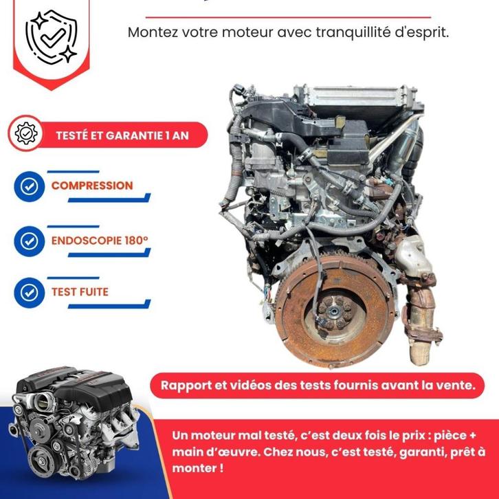 Complete motor Toyota Hilux 2.5 d4-d 144cv 2kd-ftv, Auto-onderdelen, Motor en Toebehoren, Toyota, Nieuw, Ophalen of Verzenden