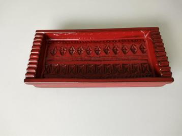Bitossi - rood schaaltje beschikbaar voor biedingen