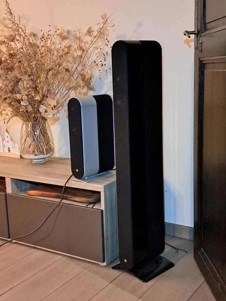 KEF FiveTwo Model 11 & 7, Audio, Tv en Foto, Luidsprekerboxen, Gebruikt, Complete surroundset, 60 tot 120 watt, Overige merken
