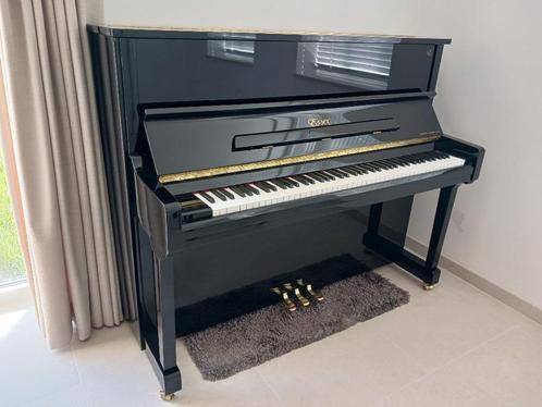 Buffetpiano Essex EUP-123 PE, Muziek en Instrumenten, Piano's, Gebruikt, Piano, Zwart, Hoogglans, Ophalen