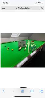Snookertafel 12ft bce, Sport en Fitness, Biljarten en Poolen, Ophalen, Gebruikt, Snookertafel
