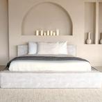 Comme neuf : lit Zelesta Adore Ibiza 180x200, Enlèvement, Comme neuf, Beige