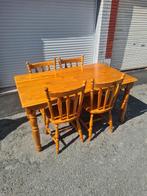 Eettafel + stoelen, Ophalen of Verzenden, Zo goed als nieuw