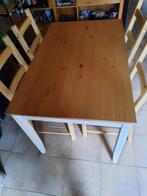 Tafel en vier stoelen, Ophalen of Verzenden, Zo goed als nieuw