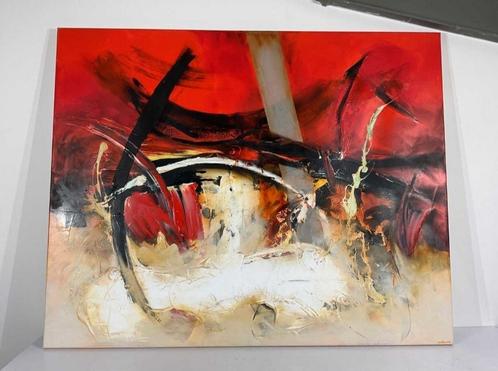 GAL.15000EURO 160X200 Red Territories 2006 Hans Vanhorck, Antiek en Kunst, Kunst | Schilderijen | Abstract, Ophalen