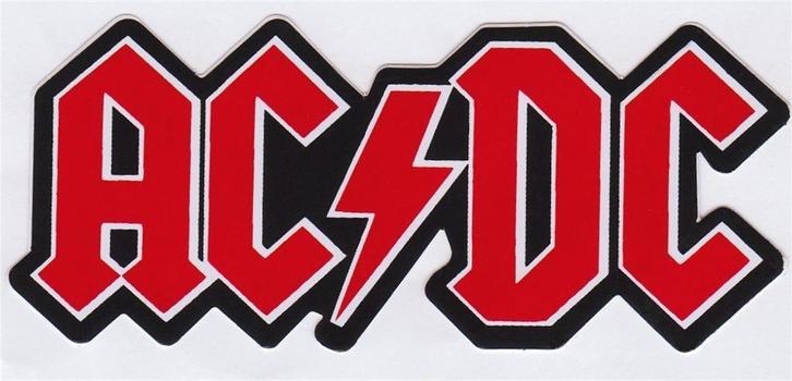 ACDC sticker #1, Verzamelen, Muziek, Artiesten en Beroemdheden, Nieuw, Verzenden
