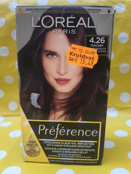 Permanente haarkleuring L'Oréal Paris Préférence 4.26 Tuscan, Handtassen en Accessoires, Uiterlijk | Haarverzorging, Nieuw, Overige typen
