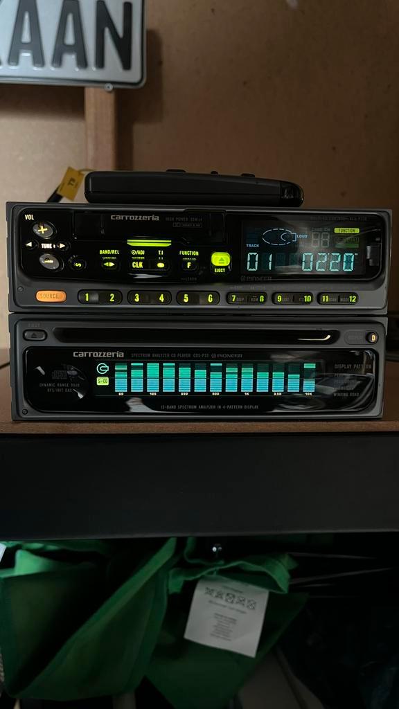Pioneer Carrozzeria KEH-P330 + CDS-P33 Spectrum Analyzer, Auto diversen, Autoradio's, Gebruikt, Ophalen of Verzenden