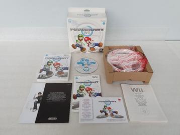 Nintendo Wii: Mario Kart Wii + Wheel Pack, Games en Spelcomputers, Games | Nintendo Wii, Ophalen of Verzenden, Gebruikt