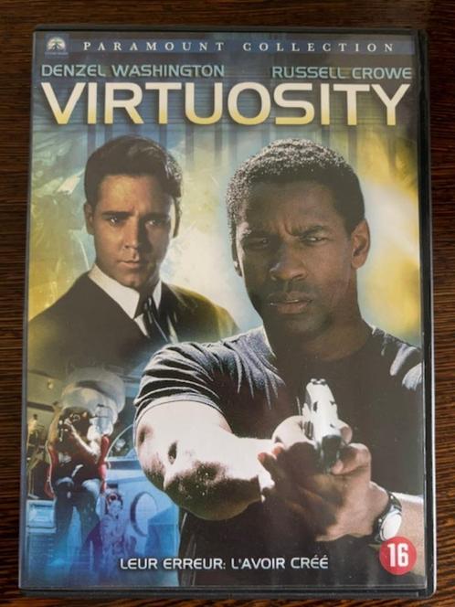 Virtuosity Denzel Washington Russell Crowe DVD, Cd's en Dvd's, Dvd's | Actie, Zo goed als nieuw, Actiethriller, Alle leeftijden