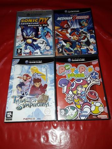 Nintendo gamecube megaman x command mission , sonic puyo pop beschikbaar voor biedingen