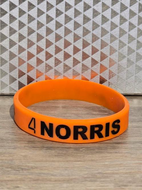 Lando Norris McLaren armband, Handtassen en Accessoires, Armbanden, Nieuw, Kunststof of Plastic, Oranje, Ophalen of Verzenden